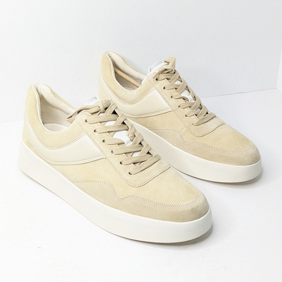 Vince Warren Court Sneakers Macadamia Leather Men's 13 M
